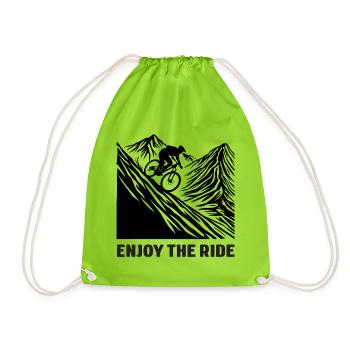 VTT - Profitez de la balade - Sac de sport léger - vert néon - Devant