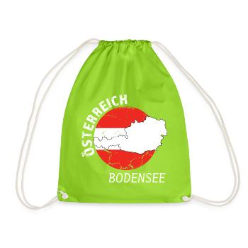 Lake Constance - Drawstring Bag - neon green - Front