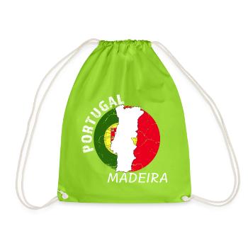 Madère - Sac de sport léger - vert néon - Devant