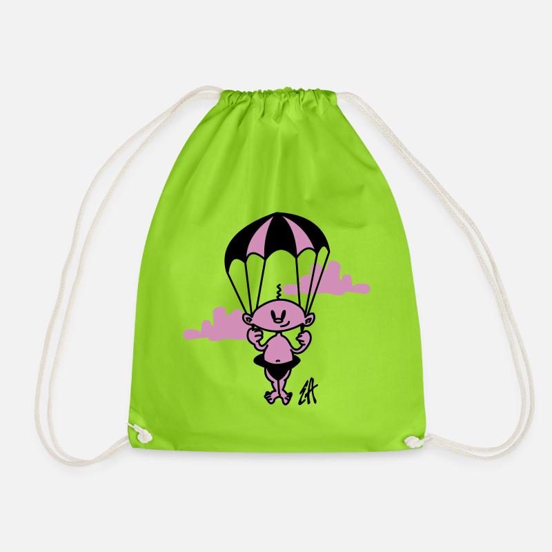 Baby - Drawstring Bag - neon green