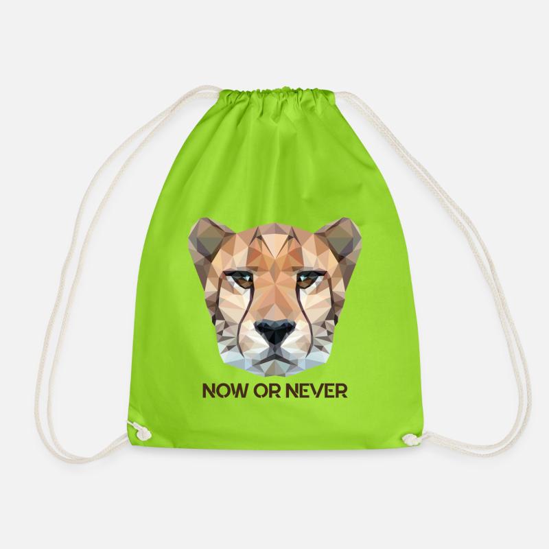 Gepard Now or Never Geschenk - Sac de sport léger - vert néon