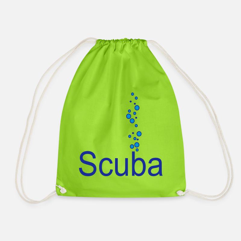 Scuba - Turnbeutel - Neongrün