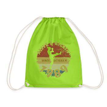 35. Anniversaire Vivant et kickin depuis 10/1989 - Sac de sport léger - vert néon - Devant