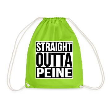 TOUT DROIT SORTI DE LA PEINE - Sac de sport léger - vert néon - Devant