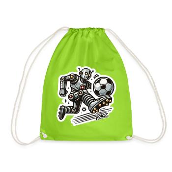 Robo Striker Soccer Bot - Sac de sport léger - vert néon - Devant