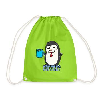 manchot - Sac de sport léger - vert néon - Devant