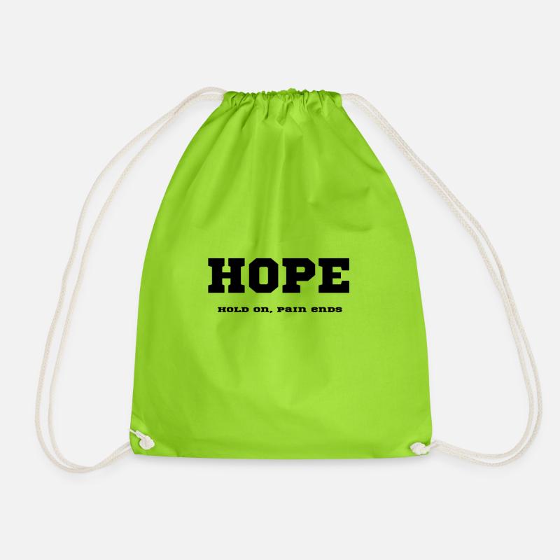 Hope - Turnbeutel - Neongrün