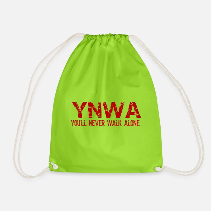 YNWA - Drawstring Bag - neon green