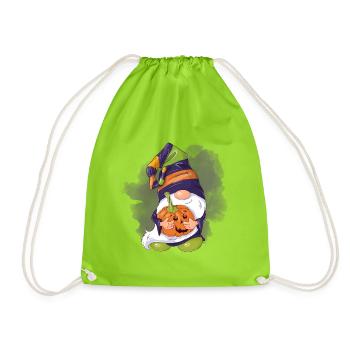 Halloween Elves - Drawstring Bag - neon green - Front