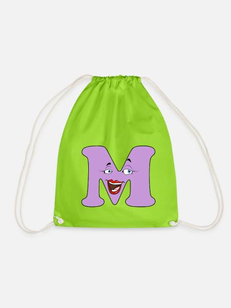 M - Turnbeutel - Neongrün