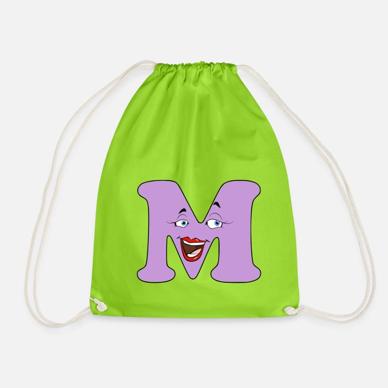 M - Turnbeutel - Neongrün