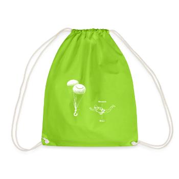 Heaven or Hell - en chute libre dans l’inconnu - Sac de sport léger - vert néon - Devant