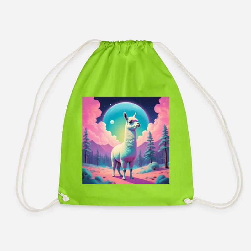 Drama Lama - Turnbeutel - Neongrün