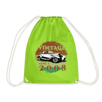 16ème Anniversaire Un Classique - Millésime depuis 2008 - Sac de sport léger - vert néon - Devant
