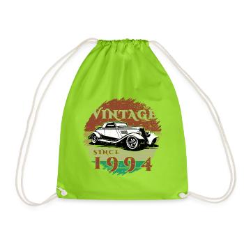 30ème Anniversaire Un Classique - Millésime depuis 1994 - Sac de sport léger - vert néon - Devant