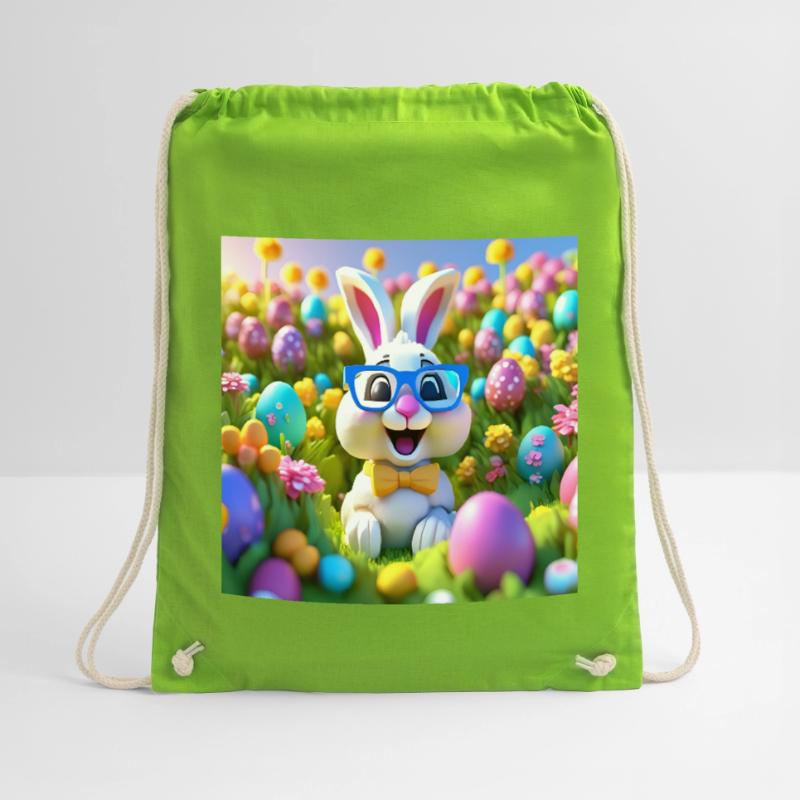 Easter, Easter, Happy Easter, Chocolate Eggs Drawstring Bag