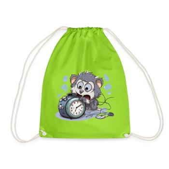 Réveil du matin Chaos Otter - Sac de sport léger - vert néon - Devant