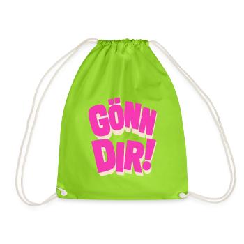Fais-toi plaisir ! - Sac de sport léger - vert néon - Devant