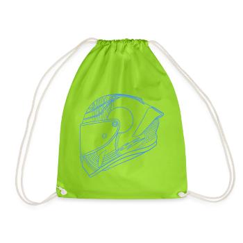 Helm - Turnbeutel - Neongrün - Vorne
