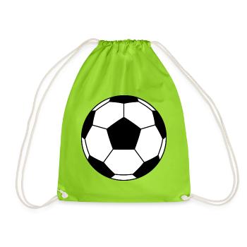 Football Football Sports Sports Football Fan Ball - Sac de sport léger - vert néon - Devant