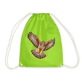 Bussard - Turnbeutel - Neongrün - Vorne