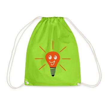 poire - Sac de sport léger - vert néon - Devant