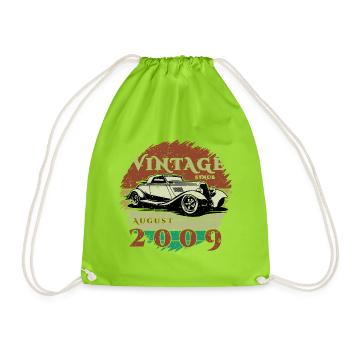 16ème Anniversaire - Classiques - Millésime depuis 08/2009 - Sac de sport léger - vert néon - Devant