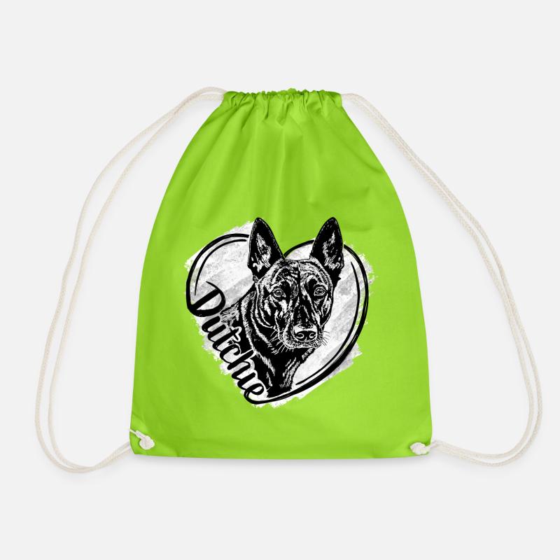 Berger hollandais - Dutchie - Sac de sport léger - vert néon