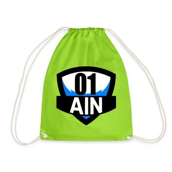 01 Ain - Turnbeutel - Neongrün - Vorne