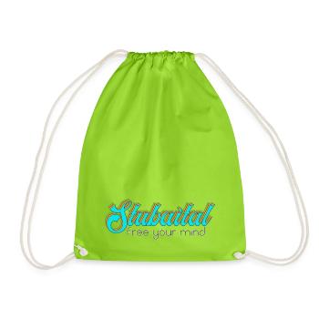 Stubaital - free your mind - Turnbeutel - Neongrün - Vorne