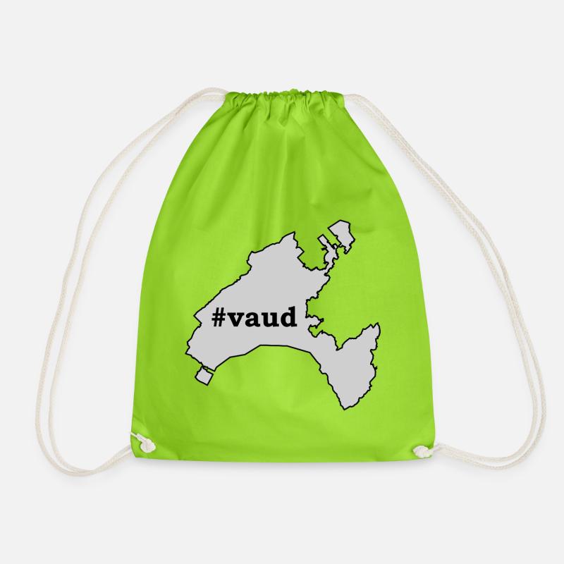 VD Vaud / Waadt - Drawstring Bag - neon green