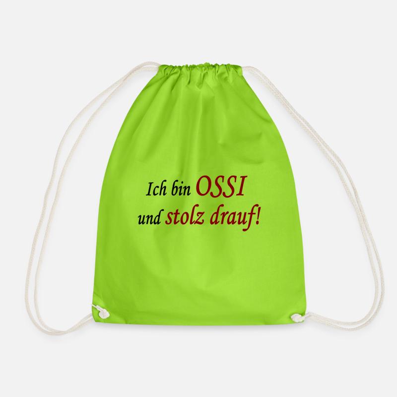 Easterner - Drawstring Bag - neon green
