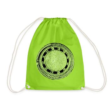 decoration - Drawstring Bag - neon green - Front