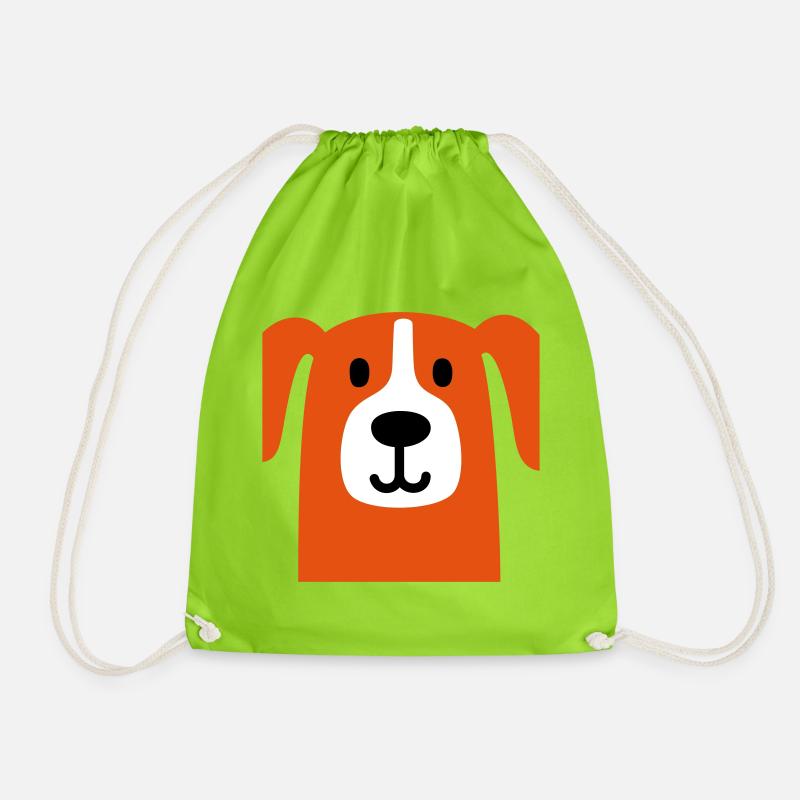 Chien mignon - Sac de sport léger - vert néon