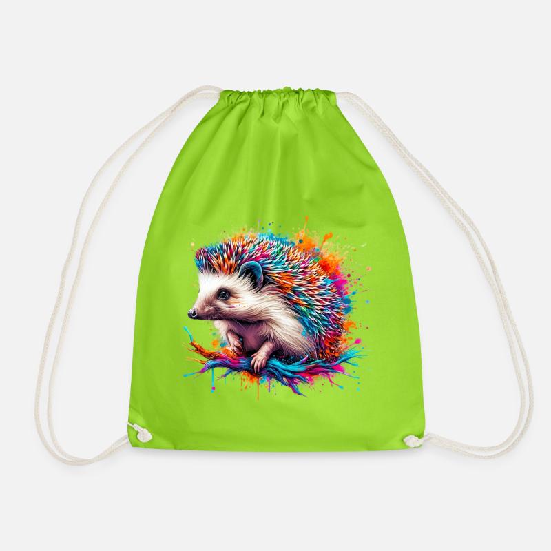 Hérisson - Sac de sport léger - vert néon