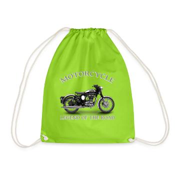 VINTAGE MOTO Kreation Louis RUNEMBERG © Adagp - Turnbeutel - Neongrün - Vorne