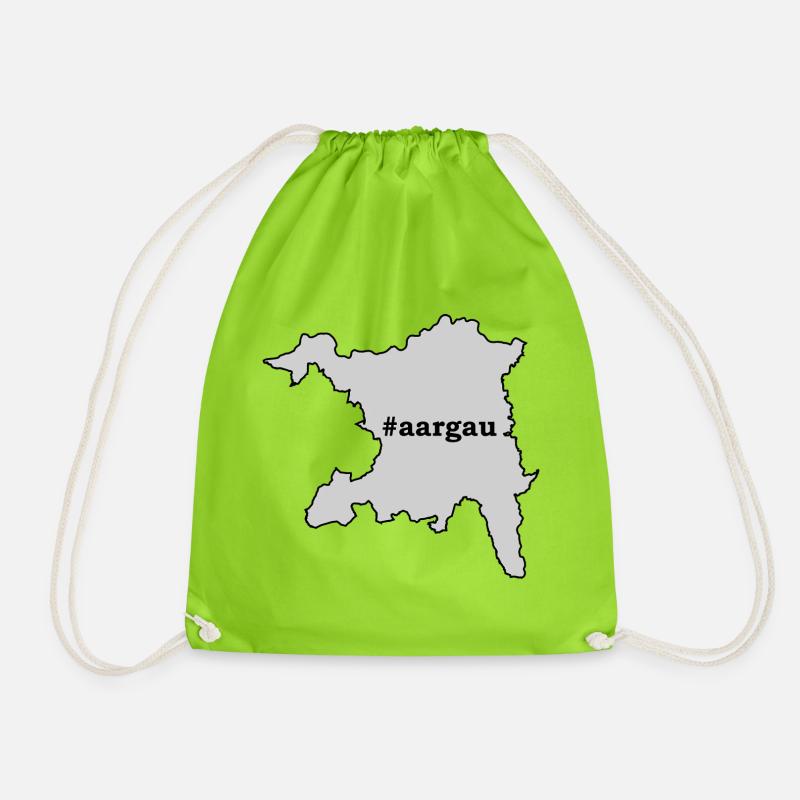 AG Aargau - Drawstring Bag - neon green