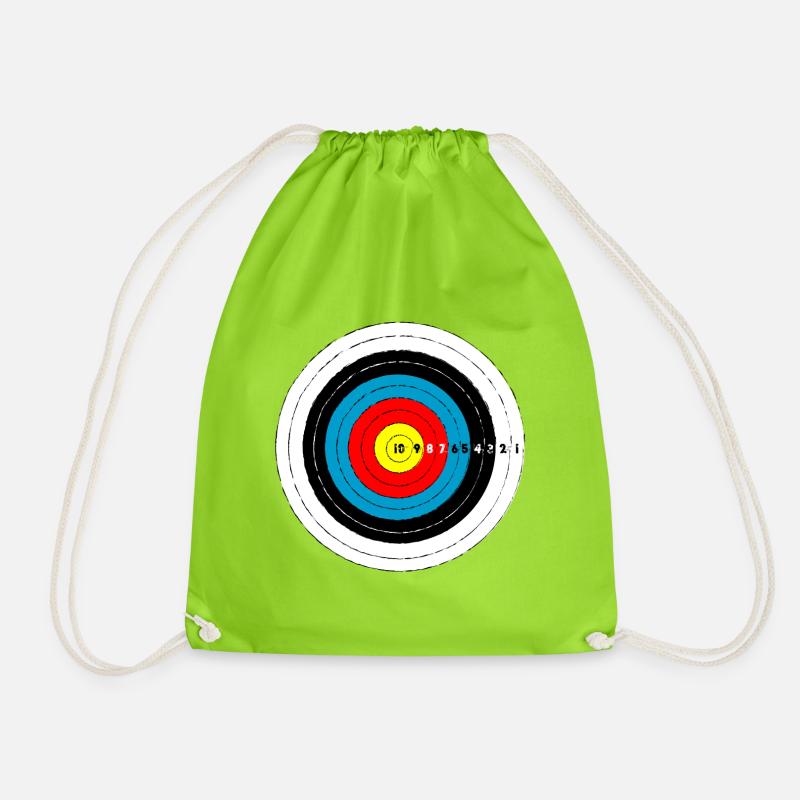 L.I.P Cible Arc - Drawstring Bag - neon green