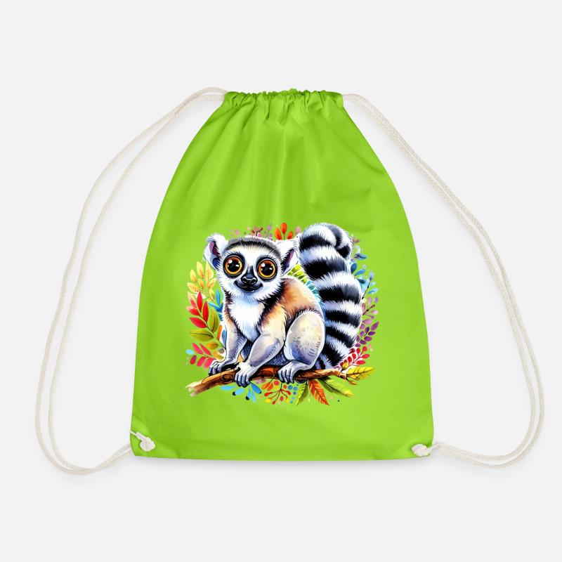 Lémurien - Sac de sport léger - vert néon