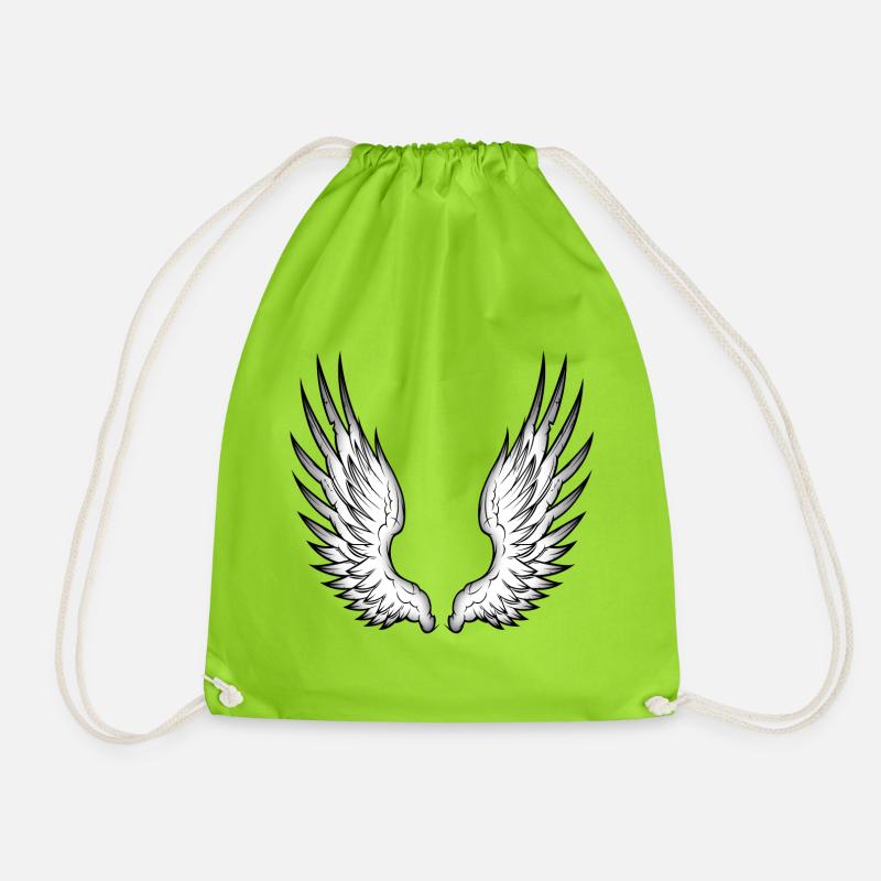 ailes d'ange - Sac de sport léger - vert néon