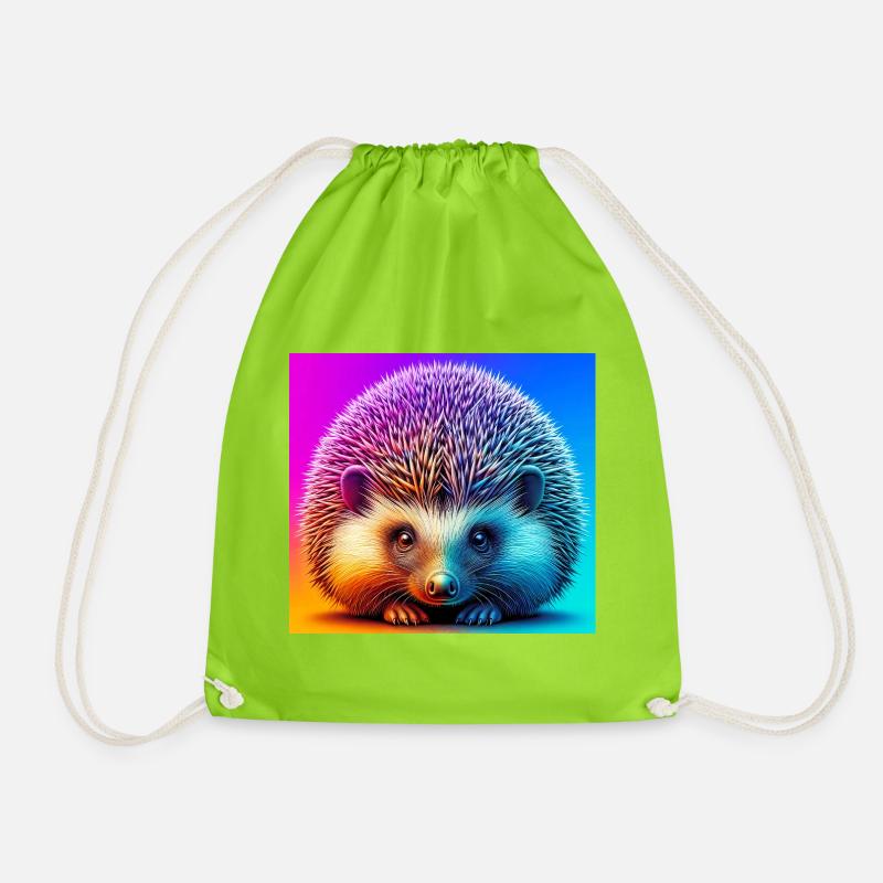 hérisson - Sac de sport léger - vert néon
