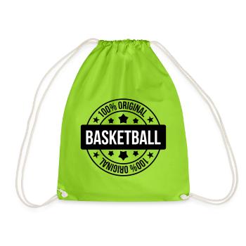 Basket Ball / Basketball / Basktet-Ball / Sport - Sac de sport léger - vert néon - Devant