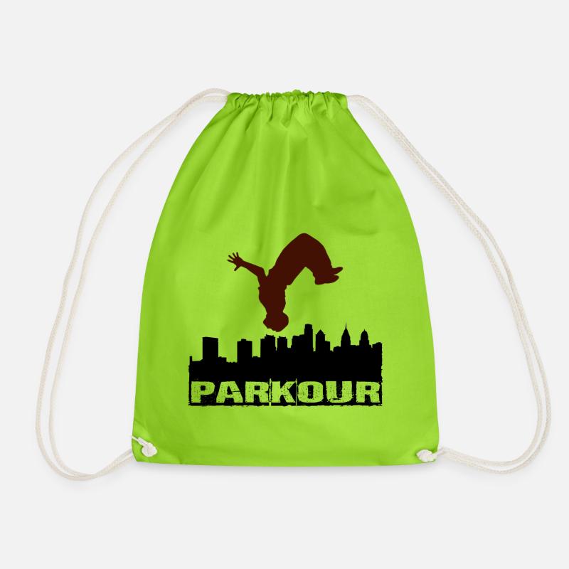 parkour - Turnbeutel - Neongrün