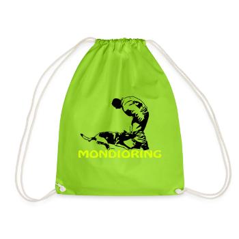 Mondioring, zweifarbig - Turnbeutel - Neongrün - Vorne