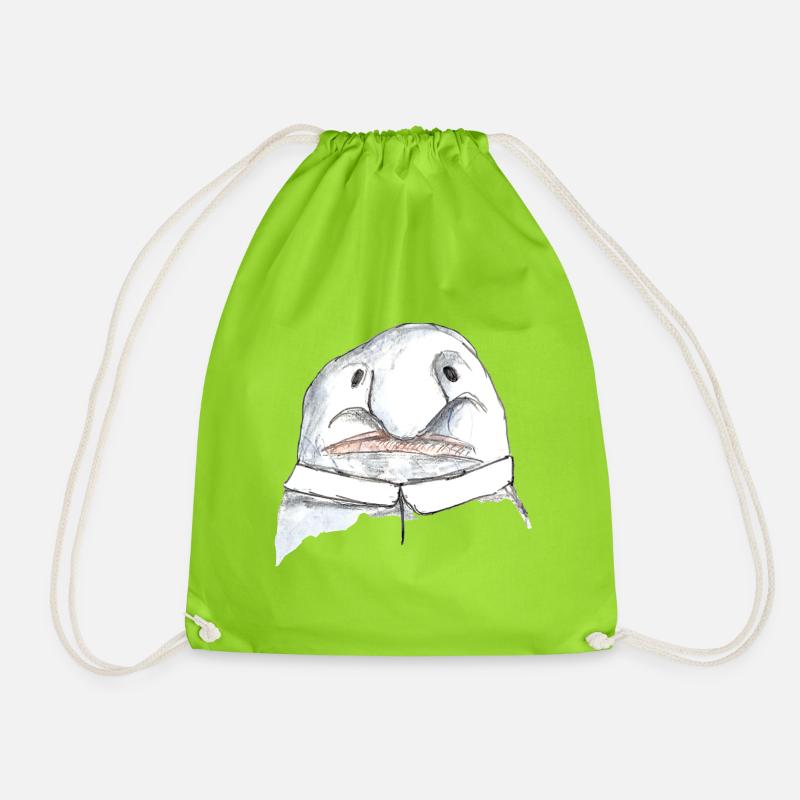 Blob - Turnbeutel - Neongrün