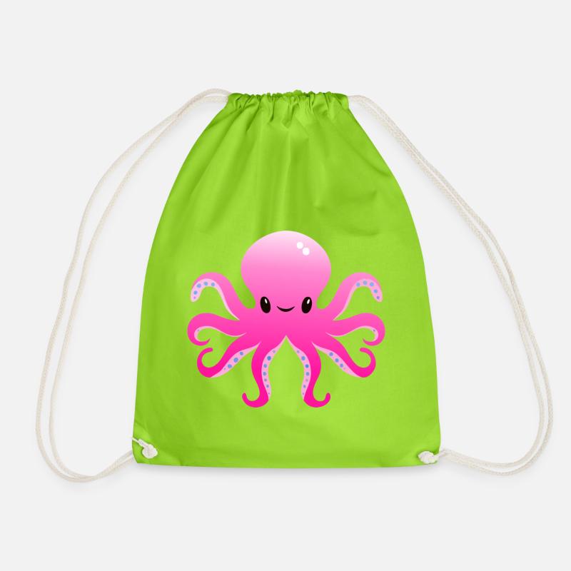 Octopussy - Turnbeutel - Neongrün
