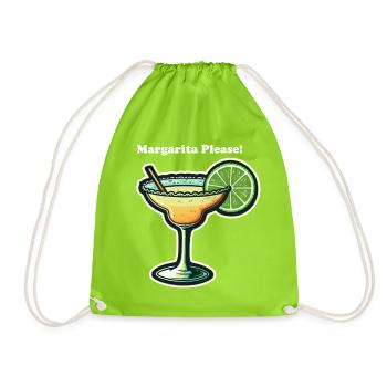 Margarita Please! - Turnbeutel - Neongrün - Vorne