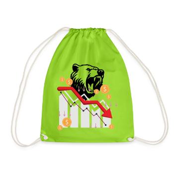 Marché - Sac de sport léger - vert néon - Devant