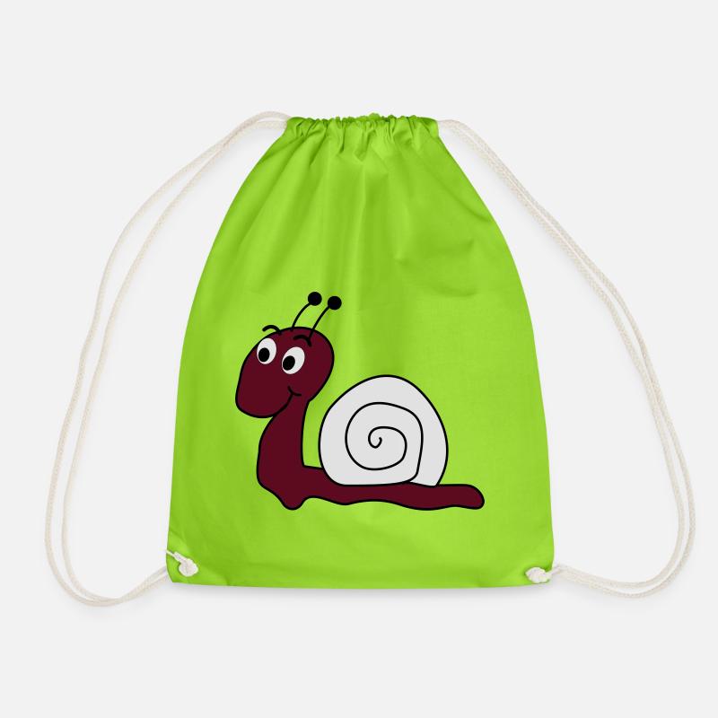 escargot - Sac de sport léger - vert néon