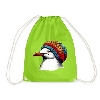 Mouette - Sac de sport léger - vert néon - Devant